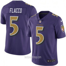 Joe Flacco Baltimore Ravens Youth Limited Color Rush Purple Jersey Bestplayer